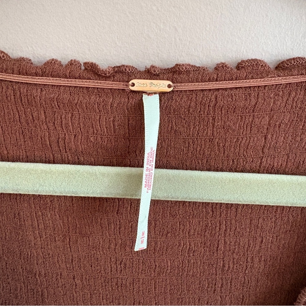 Free People Asymmetrical Brown Dress - Picture 3 of 4